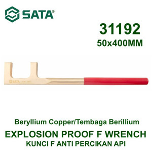 [31192] Kunci F 50X400 mm Anti Percikan 31192 Non Sparking F Wrench Sata Tools
