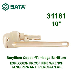 [31181] Tang Pipa Anti Api 31181 - 10" Explosion Proof Pipe Wrench Sata Tools