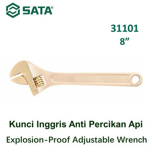 [31101] Kunci Inggris Anti Api 31101 8" Explosion-Proof Adjs Wrench Sata Tools
