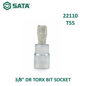 [22110] Mata Sok Bit Bintang T55 22110 - 3/8" Dr. Bit Socket Torx Sata Tools