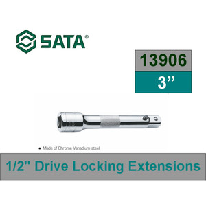 [13906] Kunci Shock Adaptor Sok 75 mm 13906 1/2'' Lock Extension 3" Sata Tools