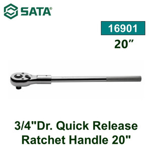 [16901] Gagang Shock 16901 - 3/4" Dr. Quick Release Ratchet 20" Sata Tools