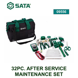 [09556] Tool Kit Set Perawatan 09556 32 Pc After Service Maintenance Sata Tool
