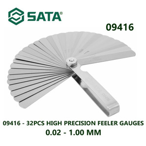 [09416] Kunci Stel Klep Metrik & Inci 32 Pcs 09416 Feller Gauges Sata Tools