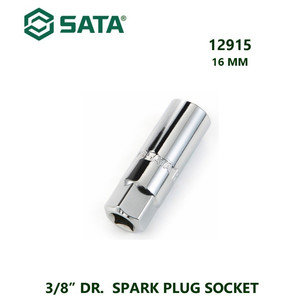 [12915] Kunci Sok Busi 12915 - 3/8" Spark Plug Socket 16 mm Sata Tools