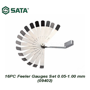 [9402] Kunci Stel Klep / Ukur Kerapatan 16 Pcs 09402 Feller Gauges Sata Tools