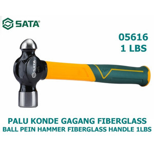 [5616] Palu Konde 1 Lbs/16 Oz 05616 Ball Pein Hammer Fiber Handle Sata Tools