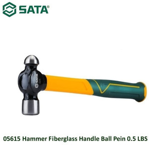 [5615] Palu Konde 0.5 Lbs 05615 Fiberglass Handle Ball Pein Hammer Sata Tools
