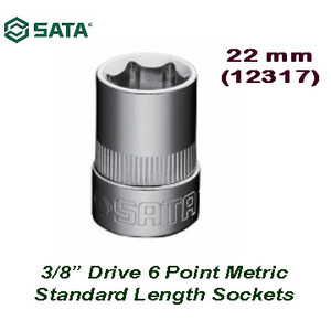 [12317] Kunci Shock Mata Sok 3/8 Inch 22 mm 12317 Sata Tools