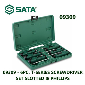 [9309] Obeng Plus Minus 6 Pcs 09309 Screwdriver Set (-) & (+) Sata Tools