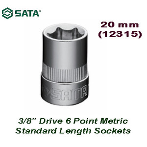 [12315] Kunci Shock Mata Sok 3/8 Inch 20 mm 12315 Sata Tools