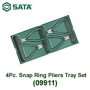 [09911] Tang Jepit 09911 Tray Set - 4 Pcs Snap Ring Pliers Set Sata Tools