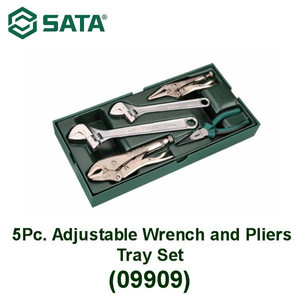 [09909] Kunci Inggris dan Tang Set 5 pcs Metrik 09909 Tray Set Sata Tools