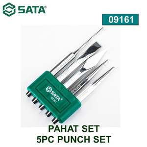 [9161] Pahat Besi Ketok 5 Pcs 09161 - 5 Pcs Punch & Chisel Set Sata Tools