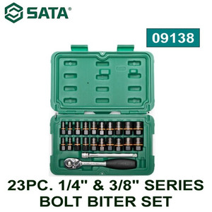[09138] Kunci Sok Buka Baut Karat 23 Pc 09138 1/4", 3/8" Bolt Biter Sata Tools