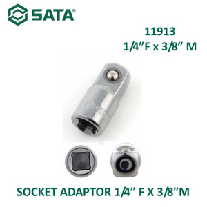 [11913] Kunci Socket Adaptor 11913 - 1/4" F X 3/8" M Sata Tools