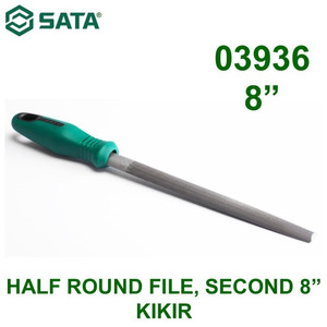 [3936] Kikir Besi Setengah Bulat 8" 03936 Half Round File Second Sata Tools