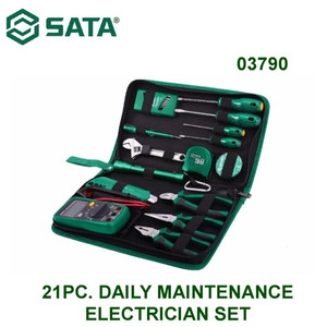 [03790] Tool Kit Set 03790 21 Pcs Daily Maintenance Electrician Set Sata Tools