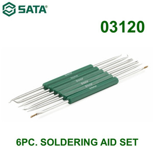 [3120] Alat Bantu Solder 03120 - 6Pc. Soldering Aid Set Sata Tools