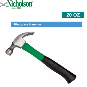 [2123456789] Palu Kambing Pegangan Fiber 20 Oz - Fiberglass Hammer Nicholson