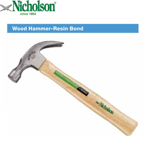 [1123456789] Palu Kambing 16 Oz - Claw Hammer (Wood Handle, Resin) Nicholson