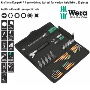 [05134013001] Tool Kit Set Wera 05134013001 Screwdriving Tool Set Installation 35 Pc
