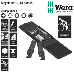 [05004170001] Tool Kits Sepeda Set Wera 05004170001 Tool kits Bicycle Set 1 , 12 Pc