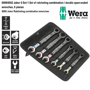[05020022001] Kunci Pas & Ring Pas Metric Ratchet Set Wera 05020022001 Joker Metric