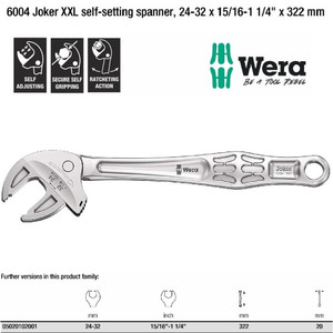 [05020102001] Kunci Inggris XXL Wera 05020102001 6004 Joker XXL Self-Setting Spanner