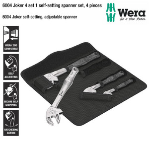 [05020110001] Kunci Inggris Wera 05020110001 6004 Joker 4 Set 1 self-Setting Spanner