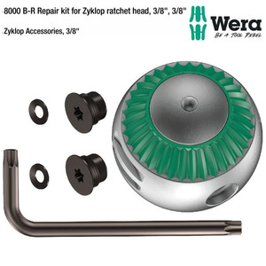 [05003597001] Sparepart Wera 05003597001 8000 BR Repair Kit Zyklop Ratchet Head 3/8"