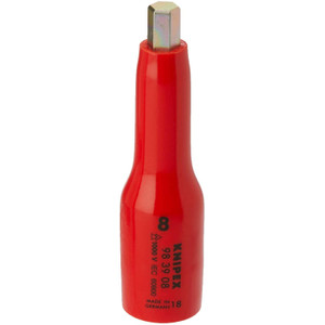 [983908] Bits Socket VDE 3/8" 8 x 75 mm 98 39 08 KNIPEX Hexagon Sockets
