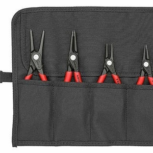 Tang Snap Ring 00 19 57 KNIPEX Circlip Pliers set 4 Parts, Snap Ring