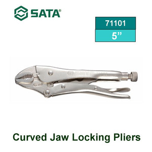 [71101] TANG BUAYA 71101 CURVED JAW LOCKING PLIERS 5" SATA