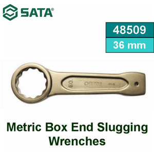 [48509] KUNCI PAS 48509 METRIC BOX END SLUGGING WRENCH 36MM SATA