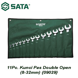 [09029] KUNCI PAS SET 09029 13PC DOUBLE OPEN END WRENCH SATA