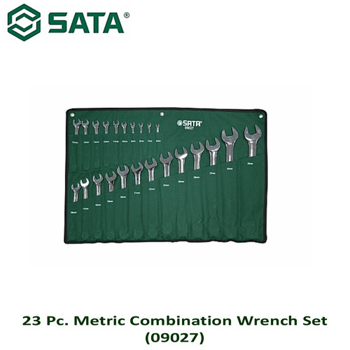 [09027] Kunci Ring Pas Set 23 Pcs Metrik 09027 Combination Wrench Sata Tools