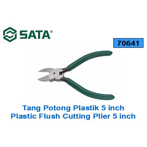 [70641] Tang Potong Plasting 5 Inch - Plastic Flush Cutting Plier 70641 SATA