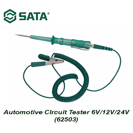 [62503] Test Pen Otomotif Automotive Circuit Tester 6V 12 V 24 V 62503 SATA