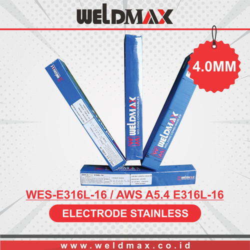 [EZM.0500026] KAWAT LAS ELECTRODE STAINLESS E316L.16 UKURAN 4.0MM WELDMAX