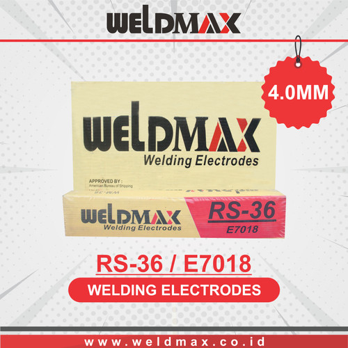 [EZM.0500060] Kawat Las Electroda AWS E7018 (RS-36) 4.0 mm Weldmax