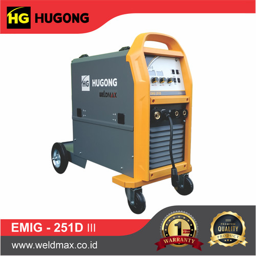 [EZM.0500100] MESIN LAS HUGONG EMIG - 251D / MIG INVERTER WELDING - 2 IN 1