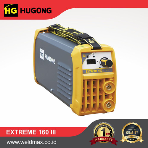 [EZM.0500109] MESIN LAS HUGONG EXTREME 160III - STICK - ARC INVERTER - PORTABLE MMA