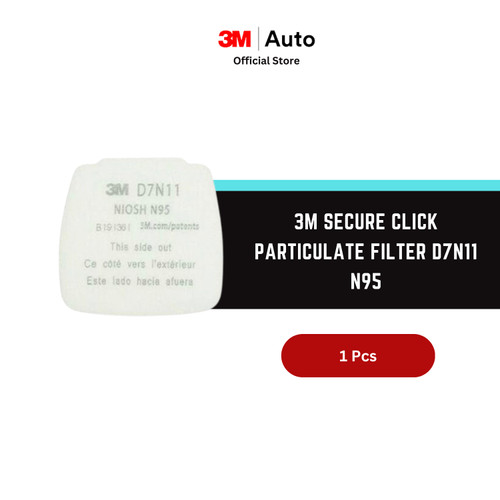 3M Secure Click Particulate Filter D7N11 N95 - 1 Pcs