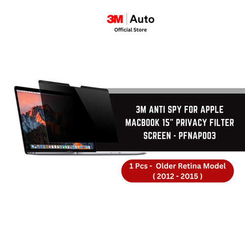 3M Anti Spy for Apple MacBook 15" Privacy Filter Screen - PFNAP003