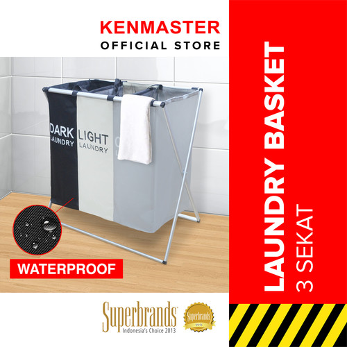 [EZM.2500158] Kenmaster Keranjang Laundry KM-A03 / Keranjang Cucian - OL086