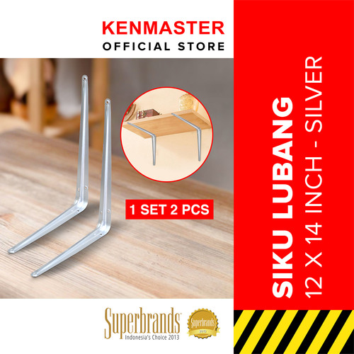 [EZM.2500160] Kenmaster Siku Rak / Siku Penyangga 12 X 14 CM - 1 set isi 2 PCS - SKRK030