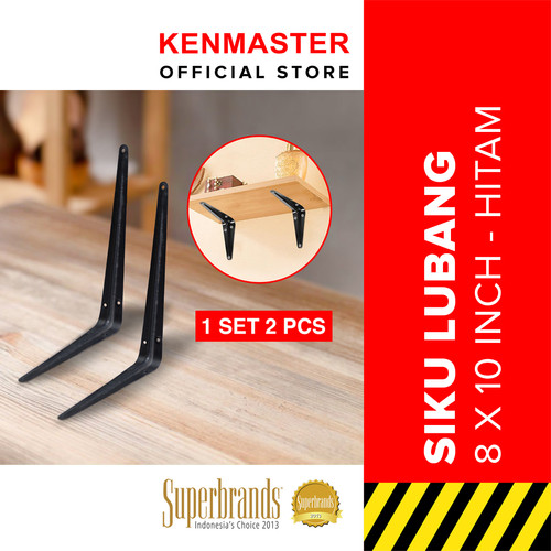 [EZM.2500162] Kenmaster Siku Rak 8 X 10 CM- 1 set isi 2 PCS / SKRK029-Siku Penyangga