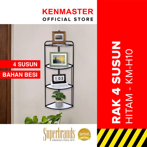 [EZM.2500385] Kenmaster Rak 4 Susun Serbaguna KM-H10 / Foldable Storage - RAK043