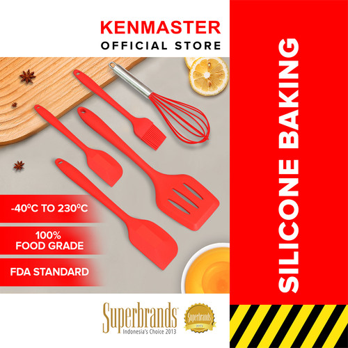 [EZM.2500471] Vima Home Silicone Spatula Baking Set - Random Color
